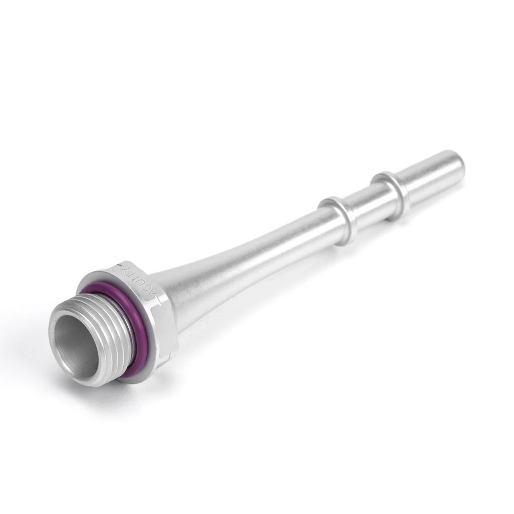 5/16" Quick-Connect to -8 O-Ring Boss (ORB) Adapter, 100mm flange to tip - Image 3