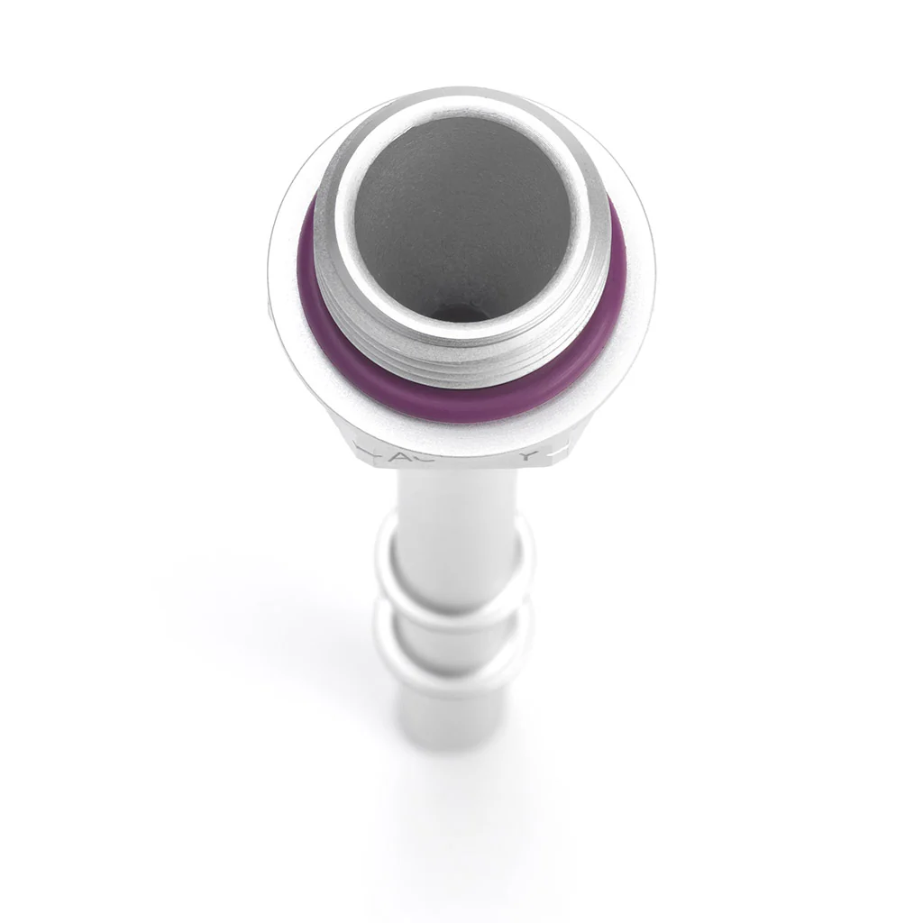 5/16" Quick-Connect to -8 O-Ring Boss (ORB) Adapter, 100mm flange to tip - Image 4