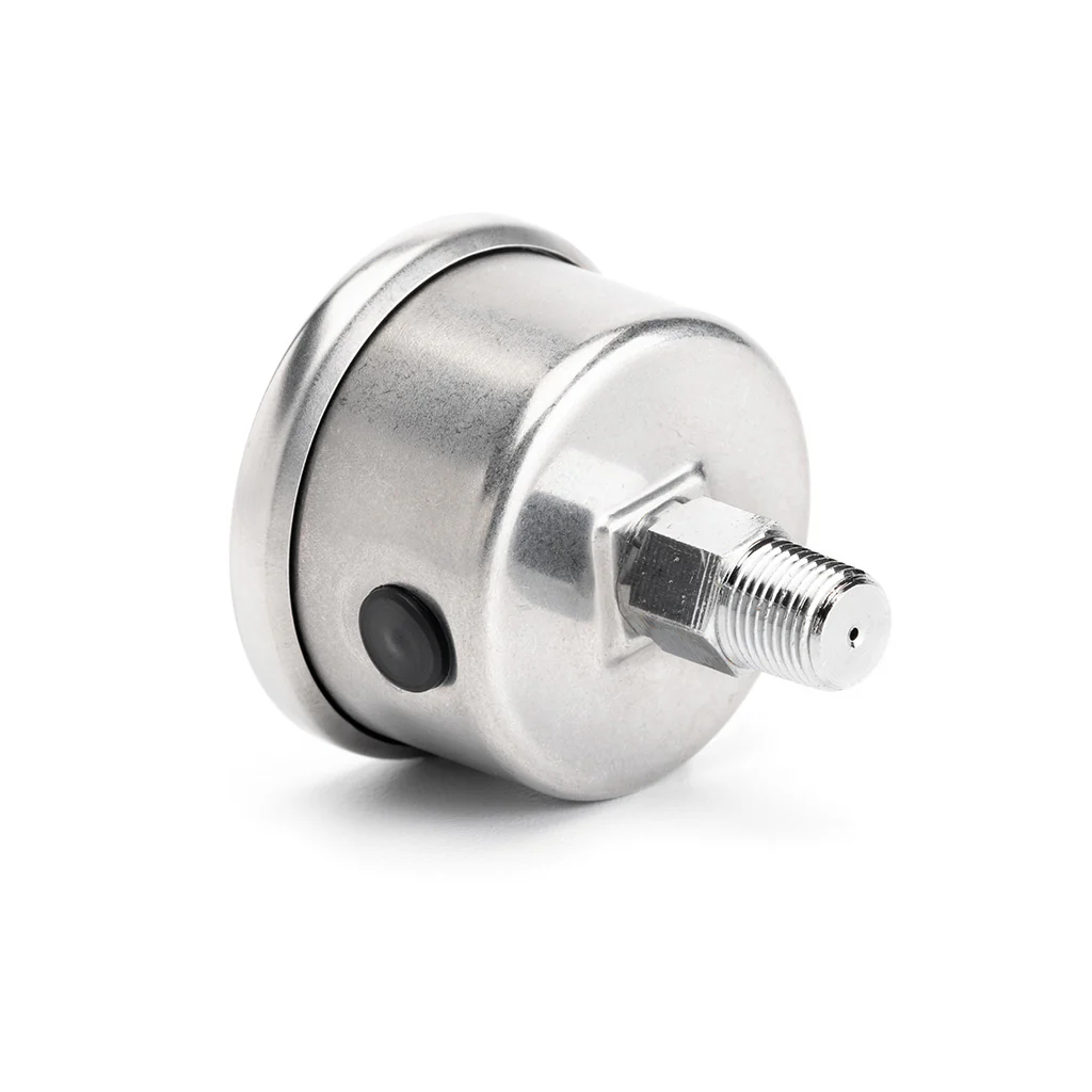 100 PSI Fuel Pressure Gauge in Polished Stainless Finish - Image 3