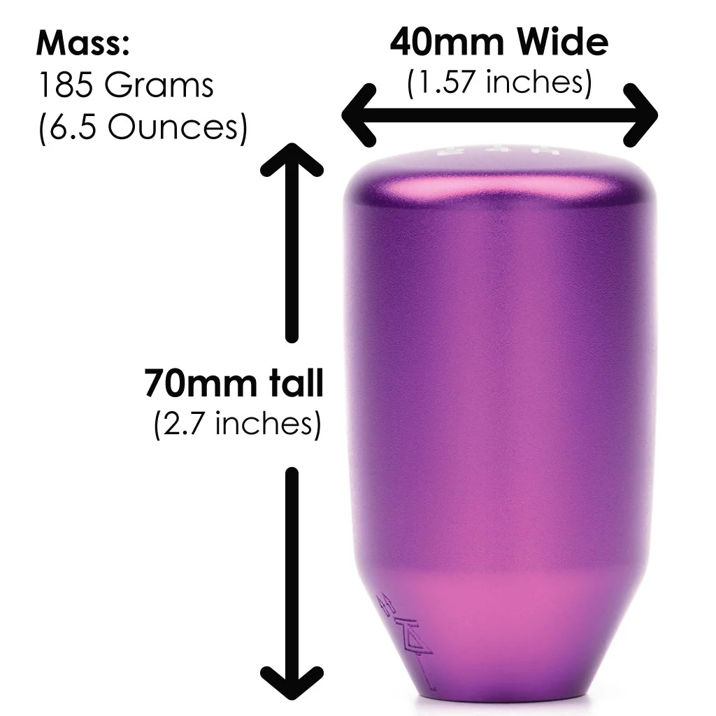 ESCO-T5 5-Speed Shift Knob in Satin Purple Finish (M10x1.5) - Image 6