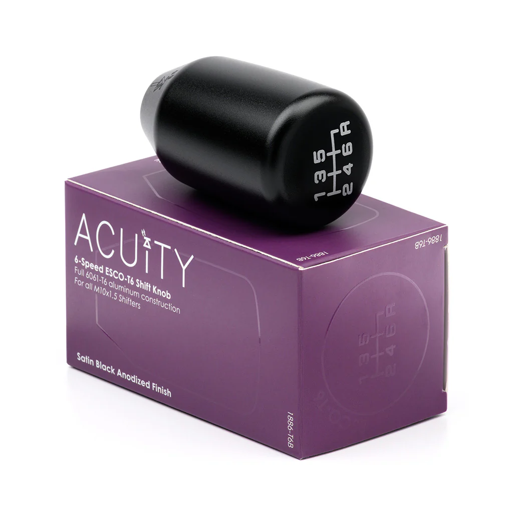 ESCO-T6 Shift Knob in Satin Black Finish (M10X1.5) - Image 4