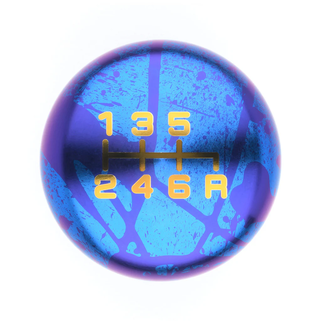 ESCO-Ti Shift Knob in Splatter Titanium Finish (M10X1.5) - Image 2