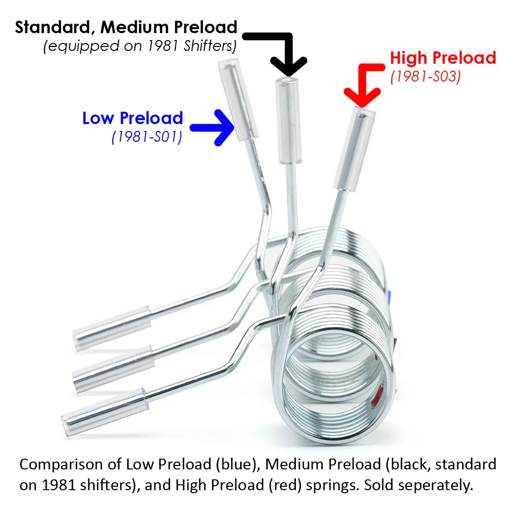 High Preload Centering Spring for 1981-LHD and 1981-RHD Shifters - Image 13