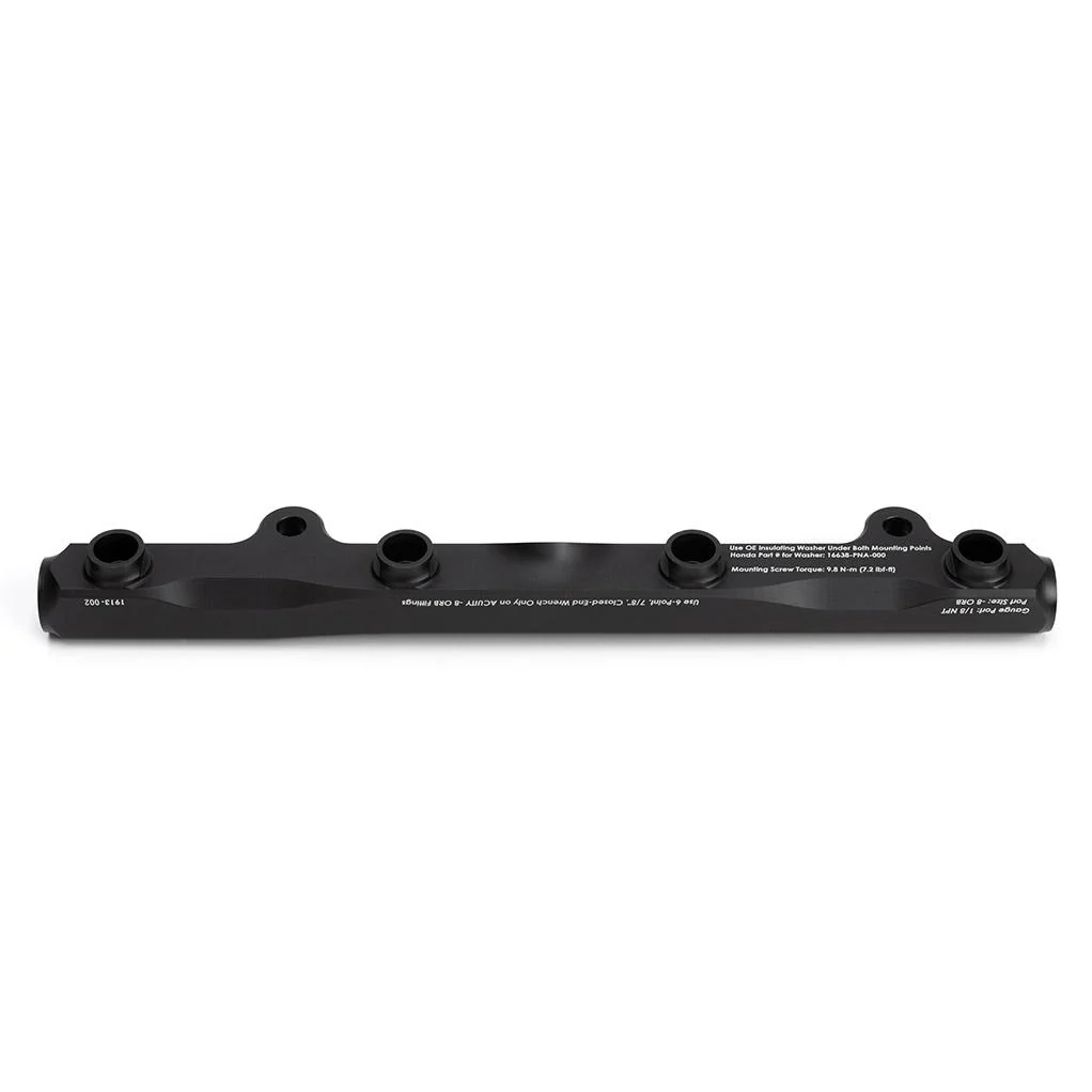 K-Series Fuel Rail in Satin Black Finish - Image 7