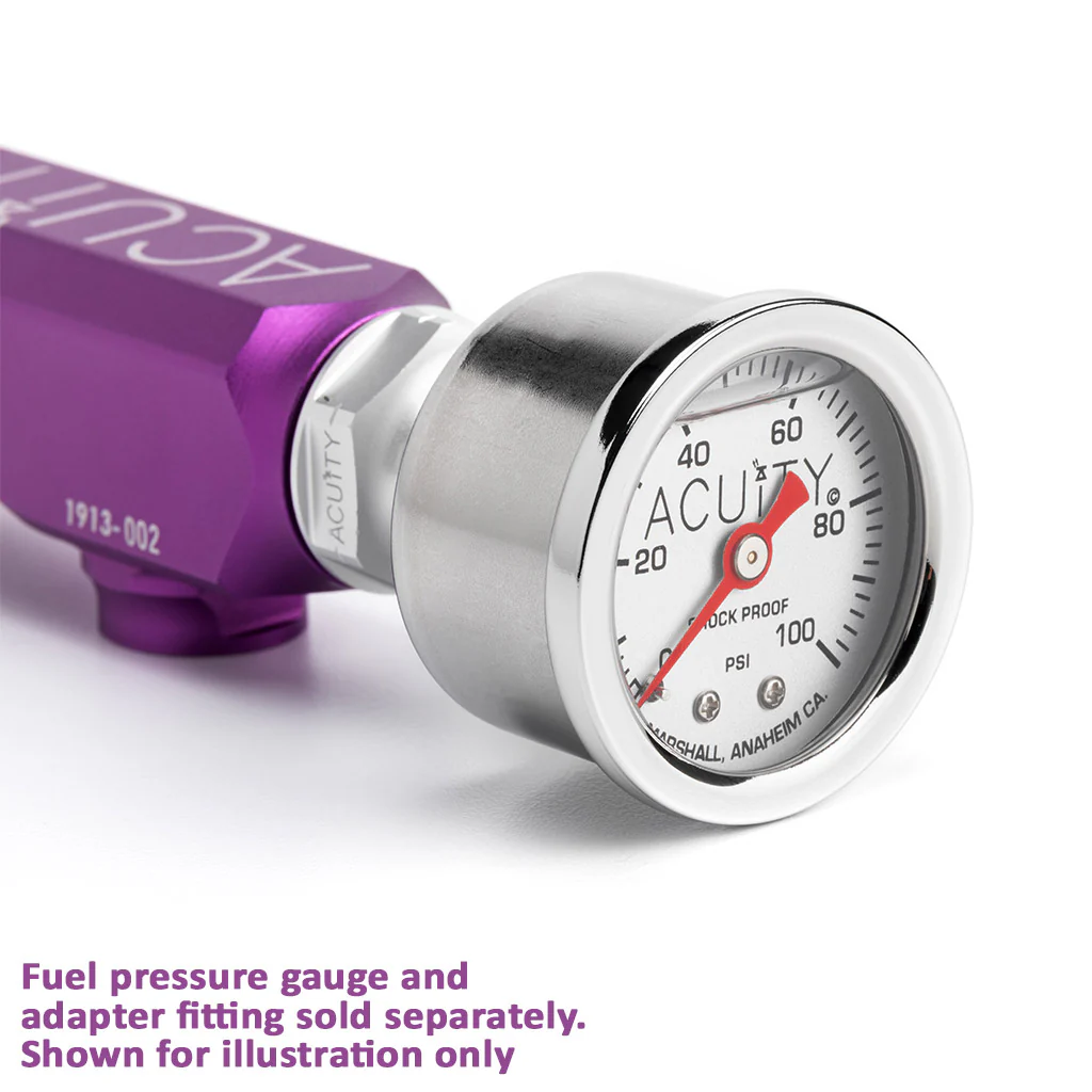 K-Series Fuel Rail in Satin Purple Finish - Image 15