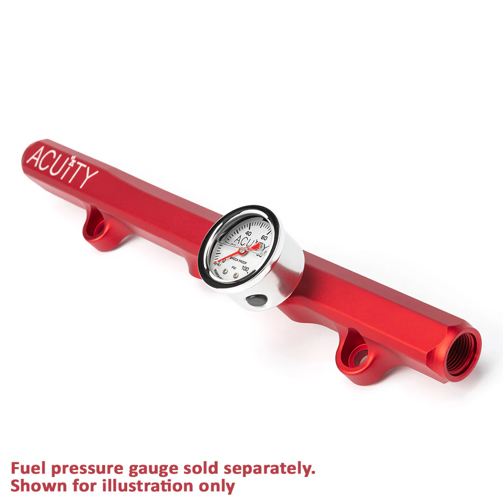 K-Series Fuel Rail in Satin Red Finish - Image 17