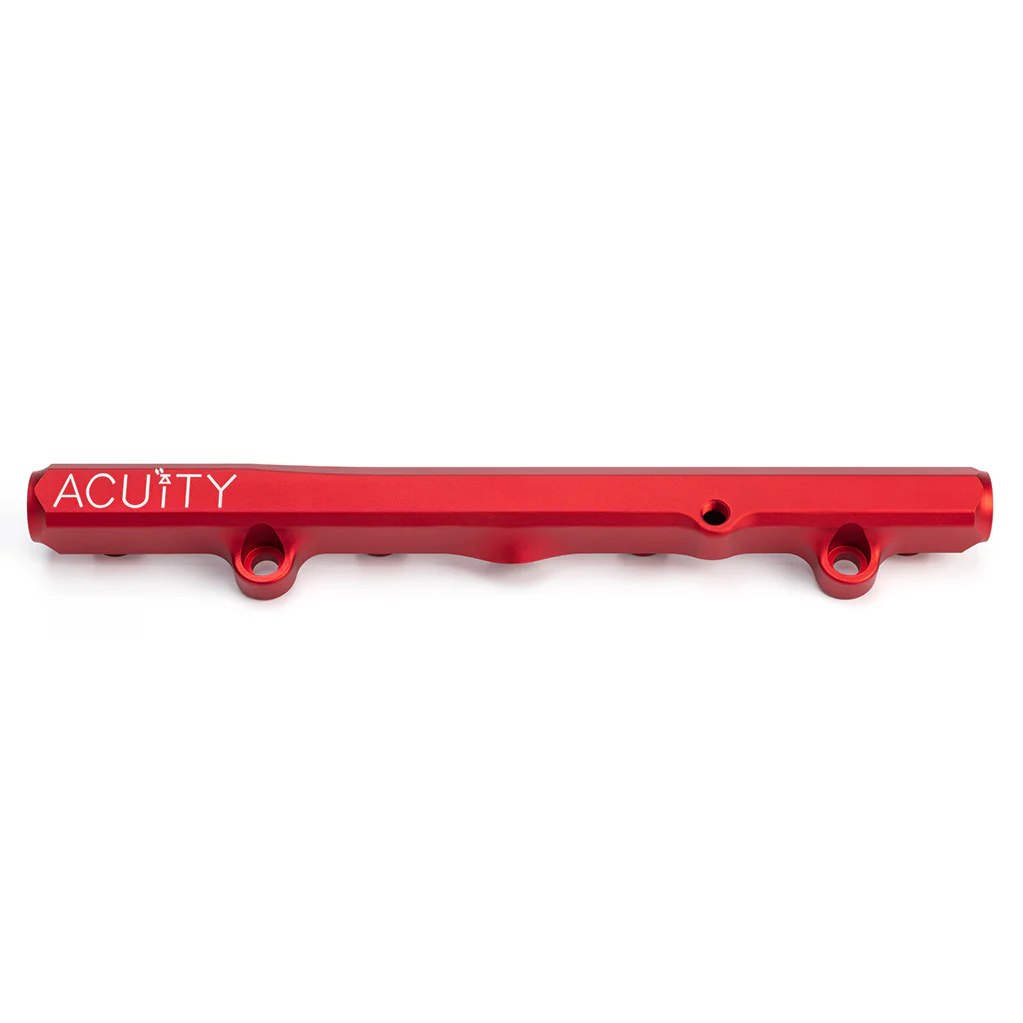K-Series Fuel Rail in Satin Red Finish - Image 9