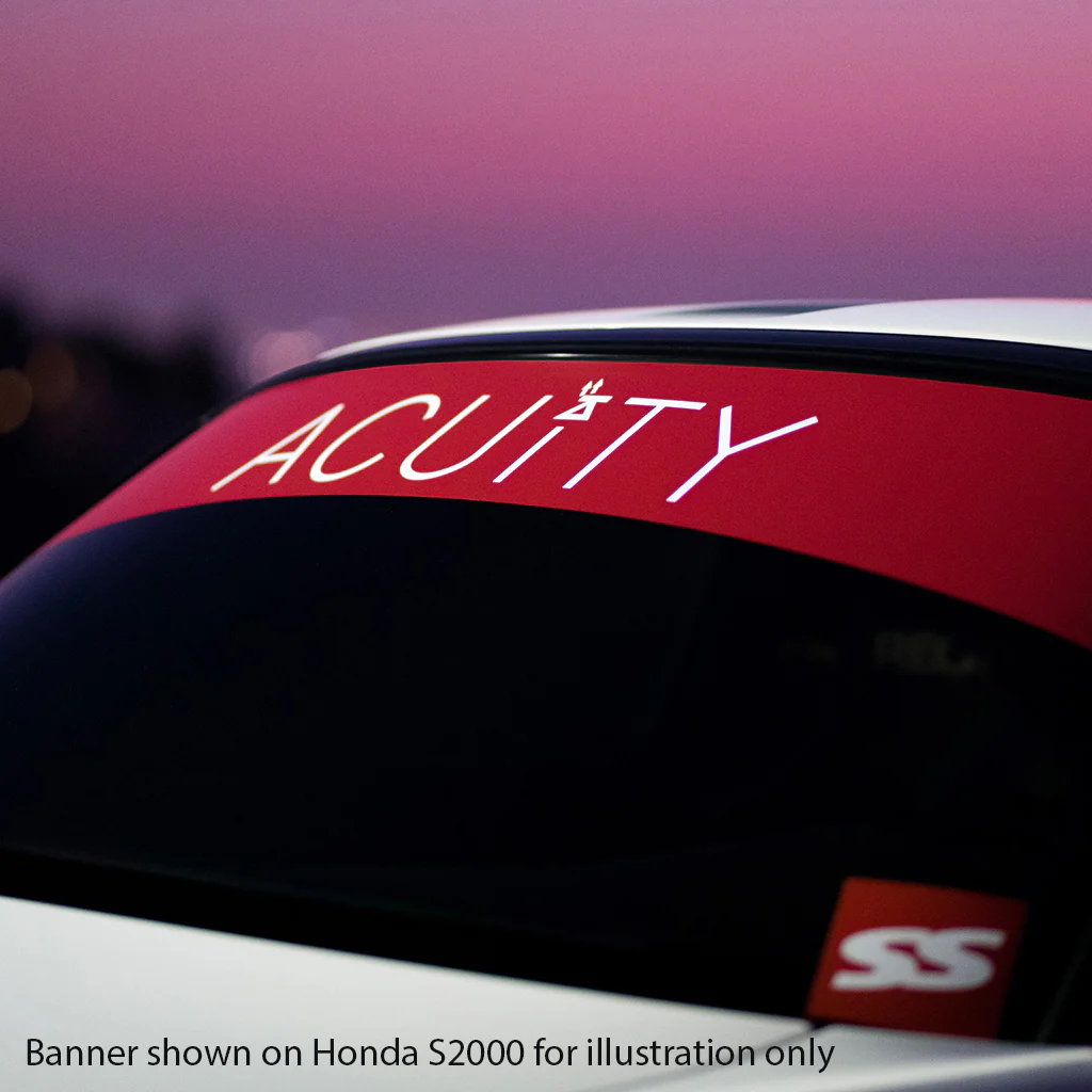 Matte Red Windshield Banner - Image 4
