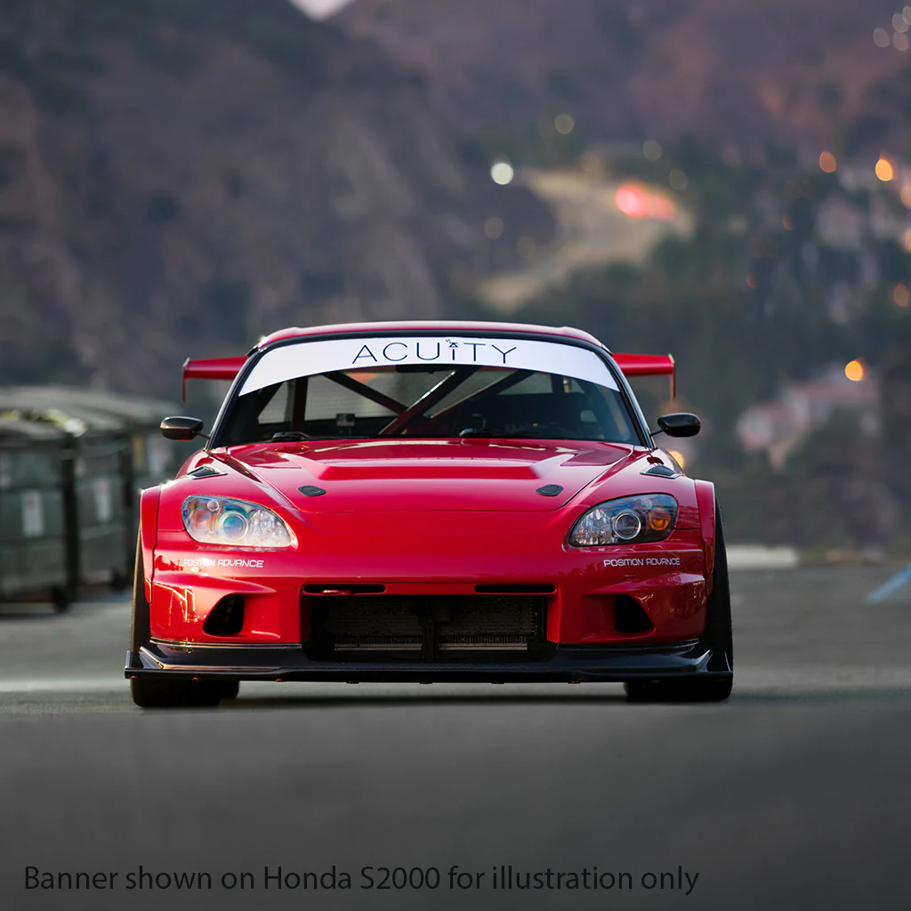 Matte White Windshield Banner - Image 5
