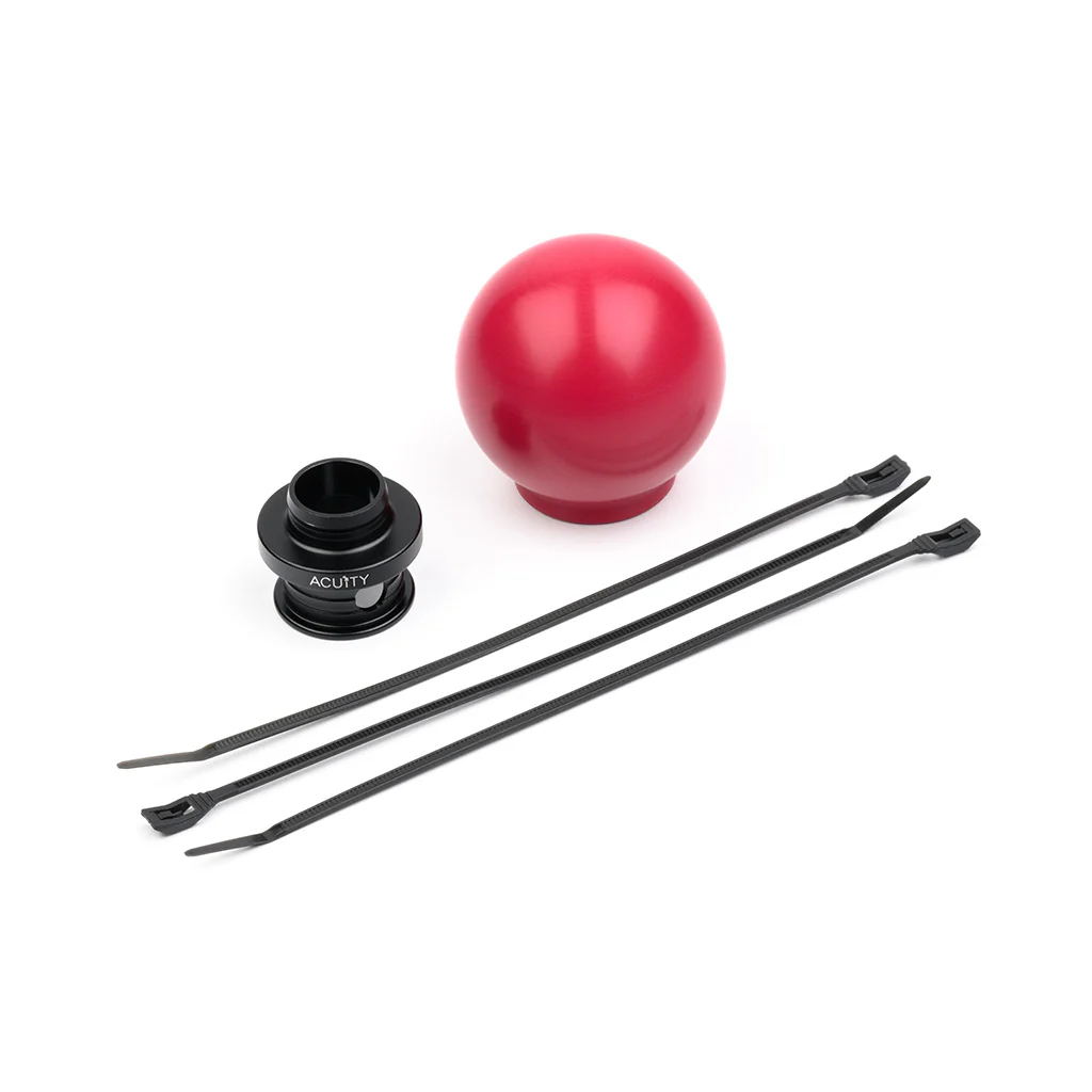 POCO Insulated Low-Profile Shift Knob in Red (M10X1.5) - Image 5