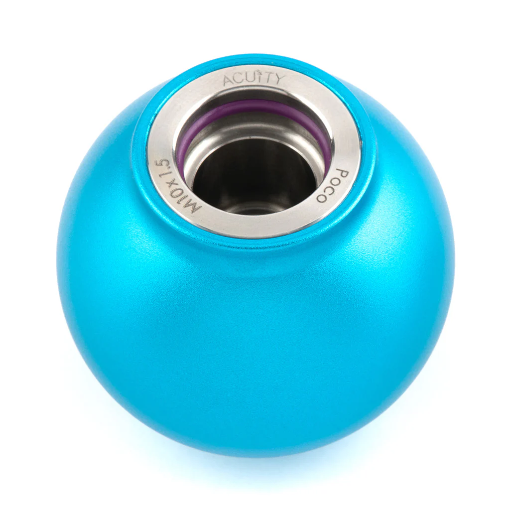 POCO Low-Profile Shift Knob in Satin Teal Finish (M10X1.5) - Image 8