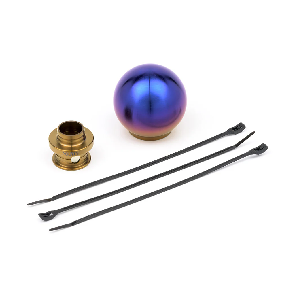 POCO-Ti Low Profile Shift Knob in Burnt Titanium Finish (M10x1.5) - Image 13