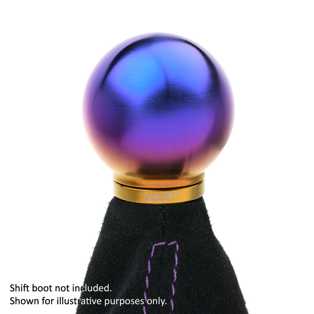 POCO-Ti Low Profile Shift Knob in Burnt Titanium Finish (M10x1.5) - Image 2