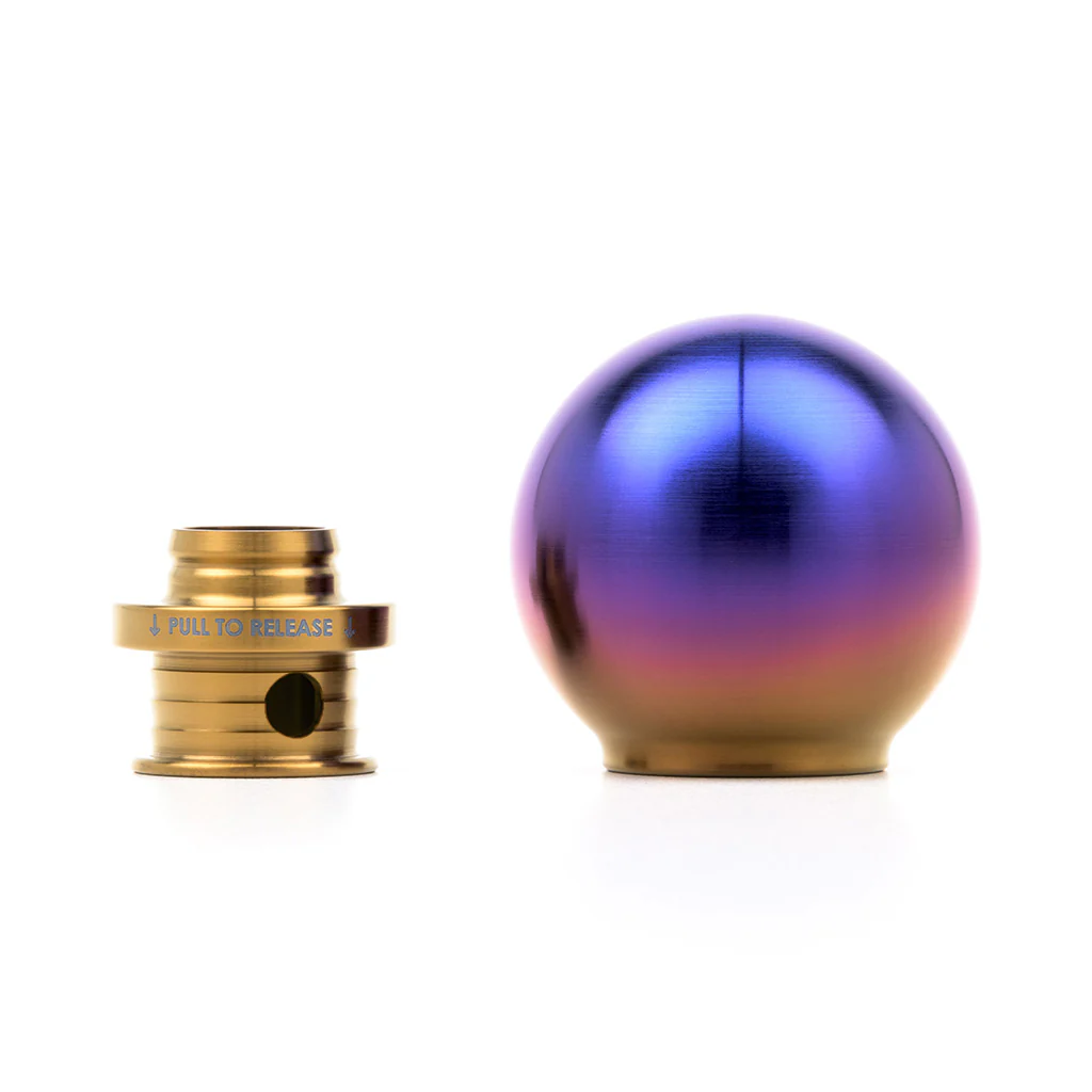 POCO-Ti Low Profile Shift Knob in Burnt Titanium Finish (M10x1.5) - Image 23