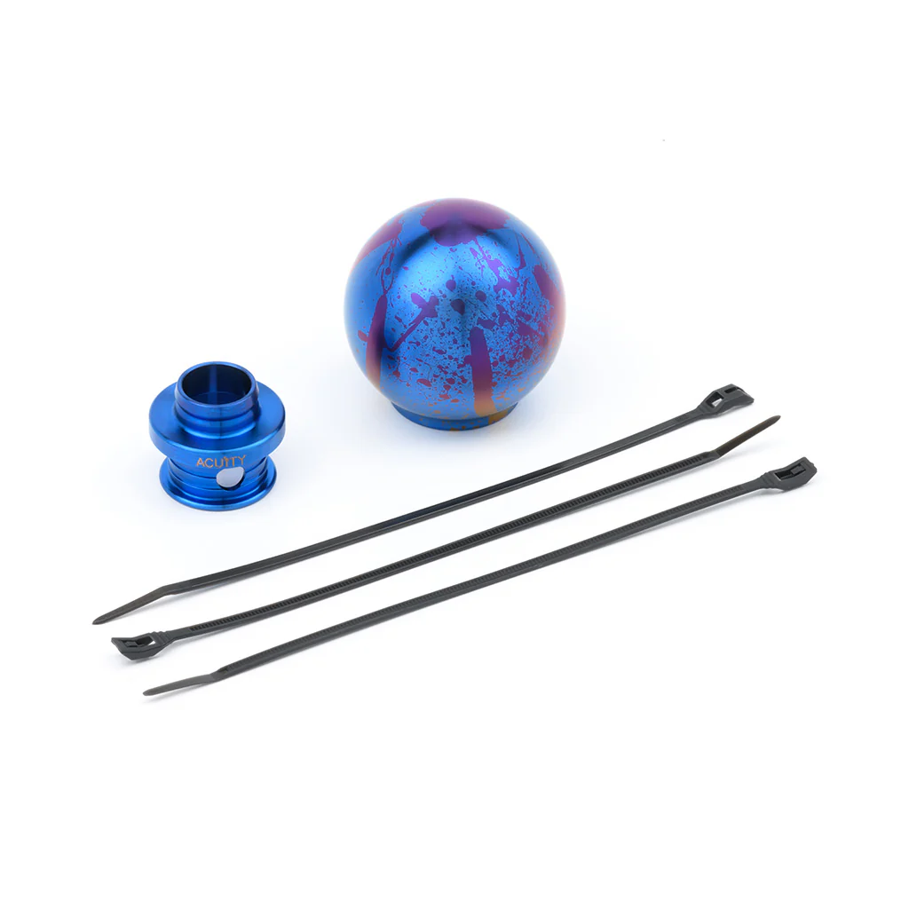 POCO-Ti Low Profile Shift Knob in Splatter Titanium Finish (M10x1.5) - Image 13