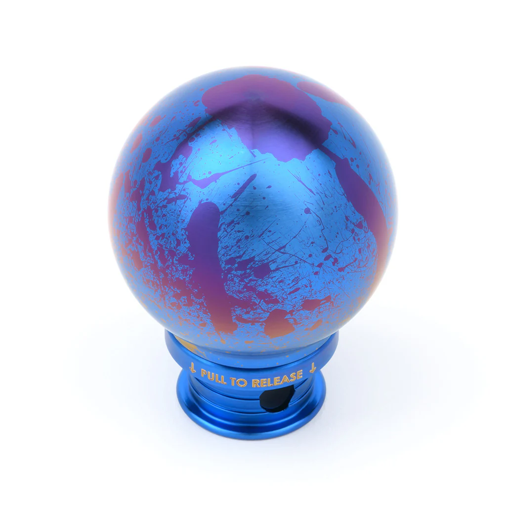 POCO-Ti Low Profile Shift Knob in Splatter Titanium Finish (M10x1.5) - Image 15