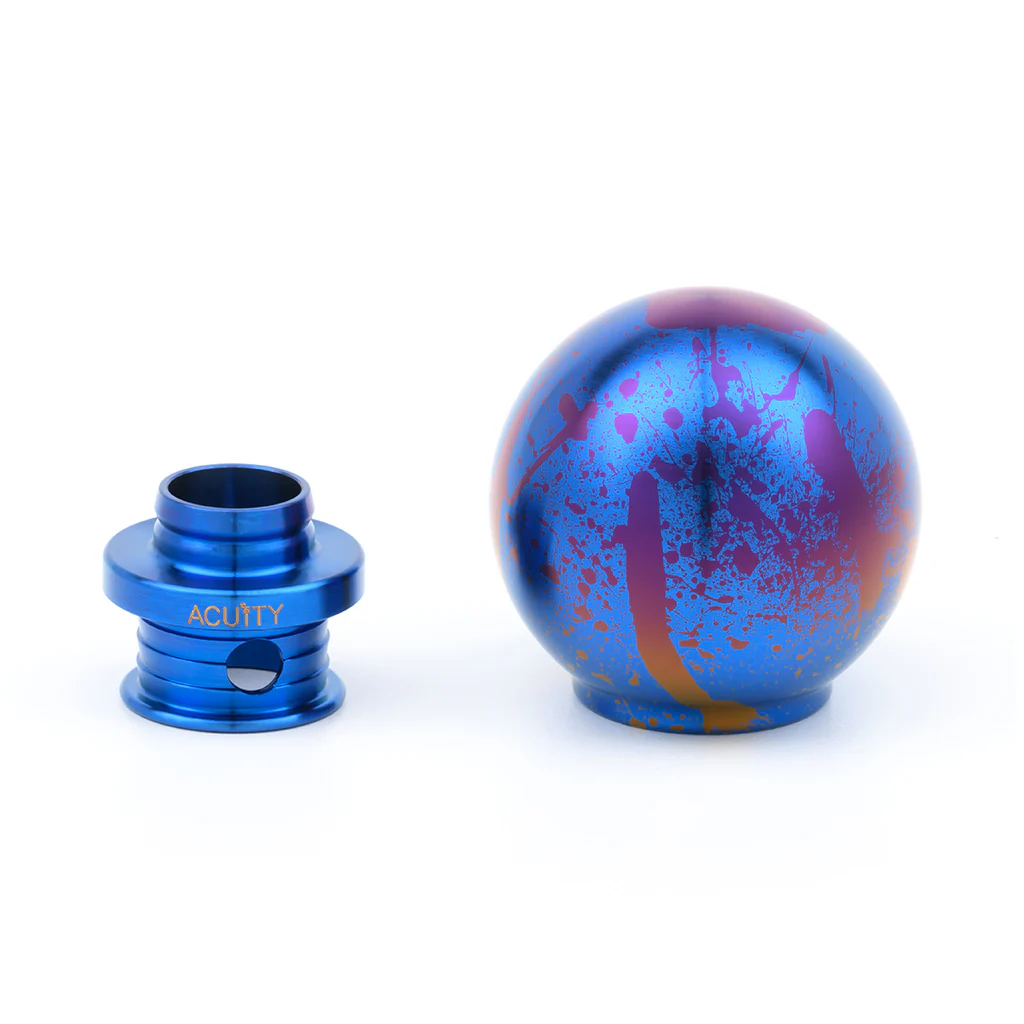 POCO-Ti Low Profile Shift Knob in Splatter Titanium Finish (M10x1.5) - Image 19