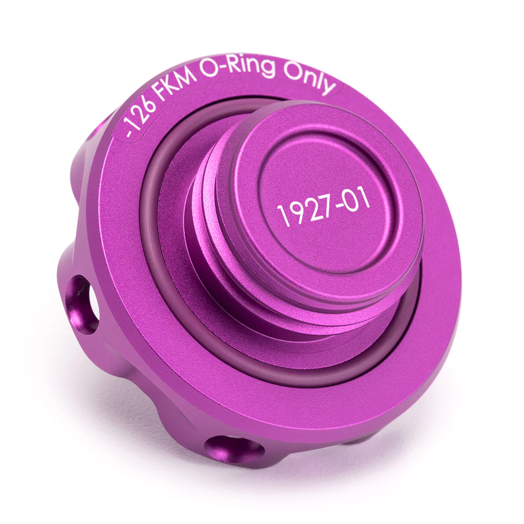 Podium Oil Cap in Satin Purple for Hondas/Acuras - Image 4