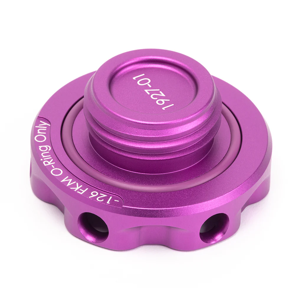 Podium Oil Cap in Satin Purple for Hondas/Acuras - Image 8