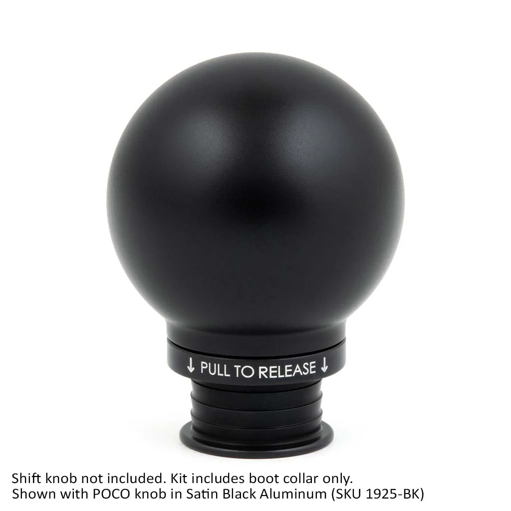 Satin Black Aluminum Shift Boot Collar for POCO Shift Knobs - Image 13