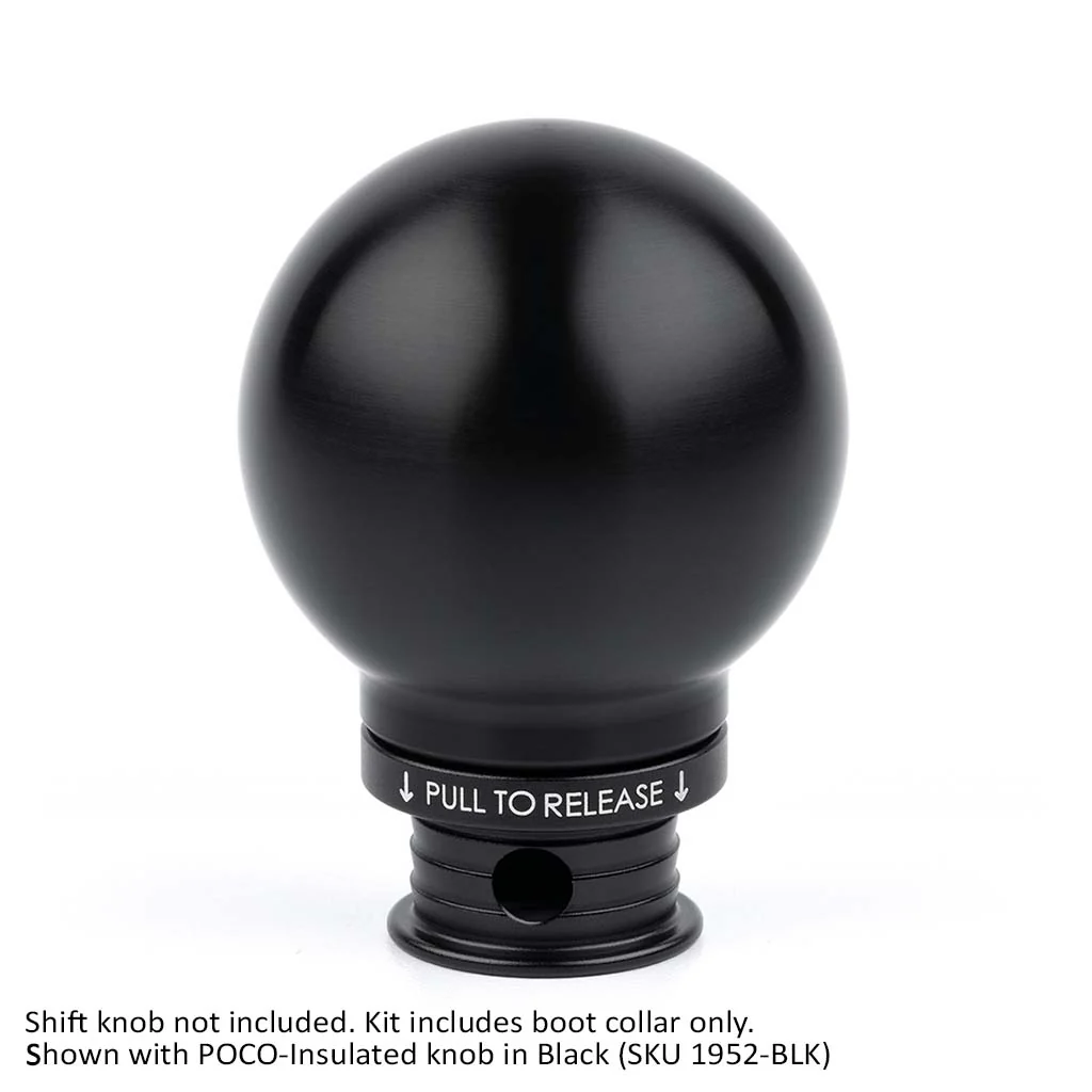 Satin Black Aluminum Shift Boot Collar for POCO Shift Knobs - Image 17