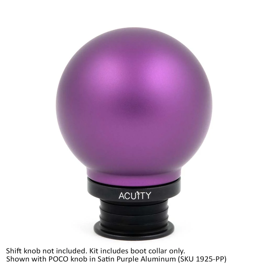 Satin Black Aluminum Shift Boot Collar for POCO Shift Knobs - Image 6