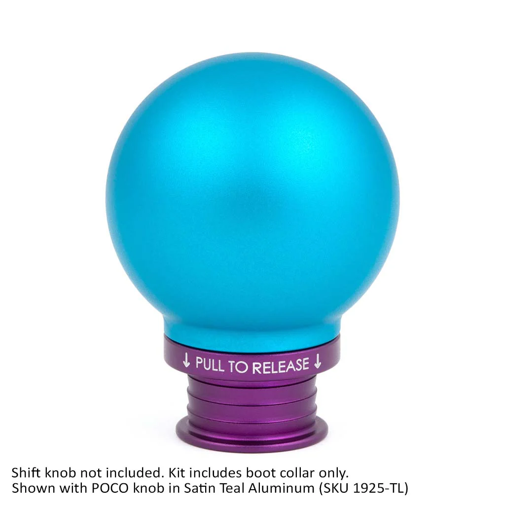 Satin Purple Aluminum Shift Boot Collar for POCO Shift Knobs - Image 14