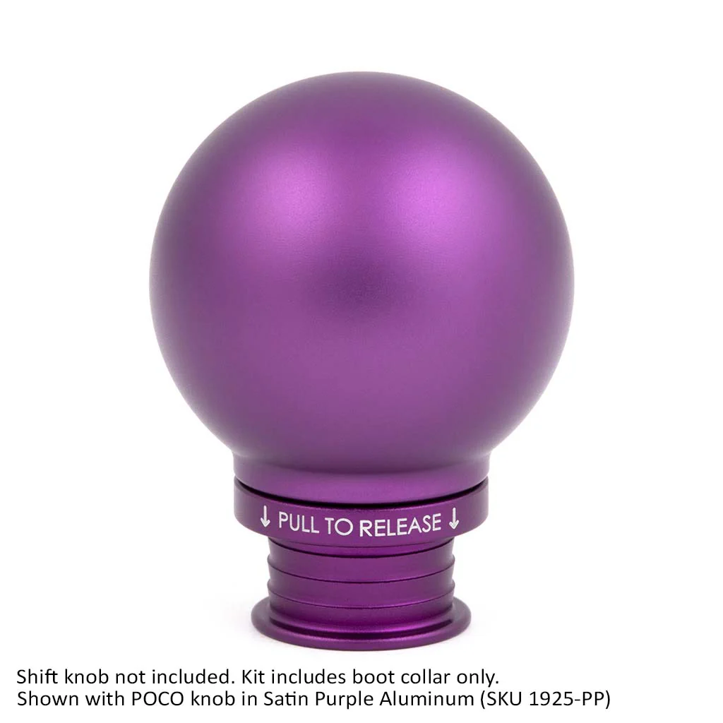 Satin Purple Aluminum Shift Boot Collar for POCO Shift Knobs - Image 15