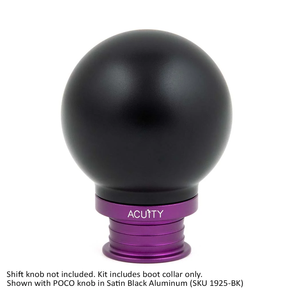 Satin Purple Aluminum Shift Boot Collar for POCO Shift Knobs - Image 5