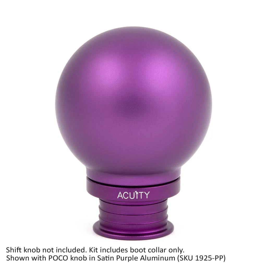 Satin Purple Aluminum Shift Boot Collar for POCO Shift Knobs - Image 6