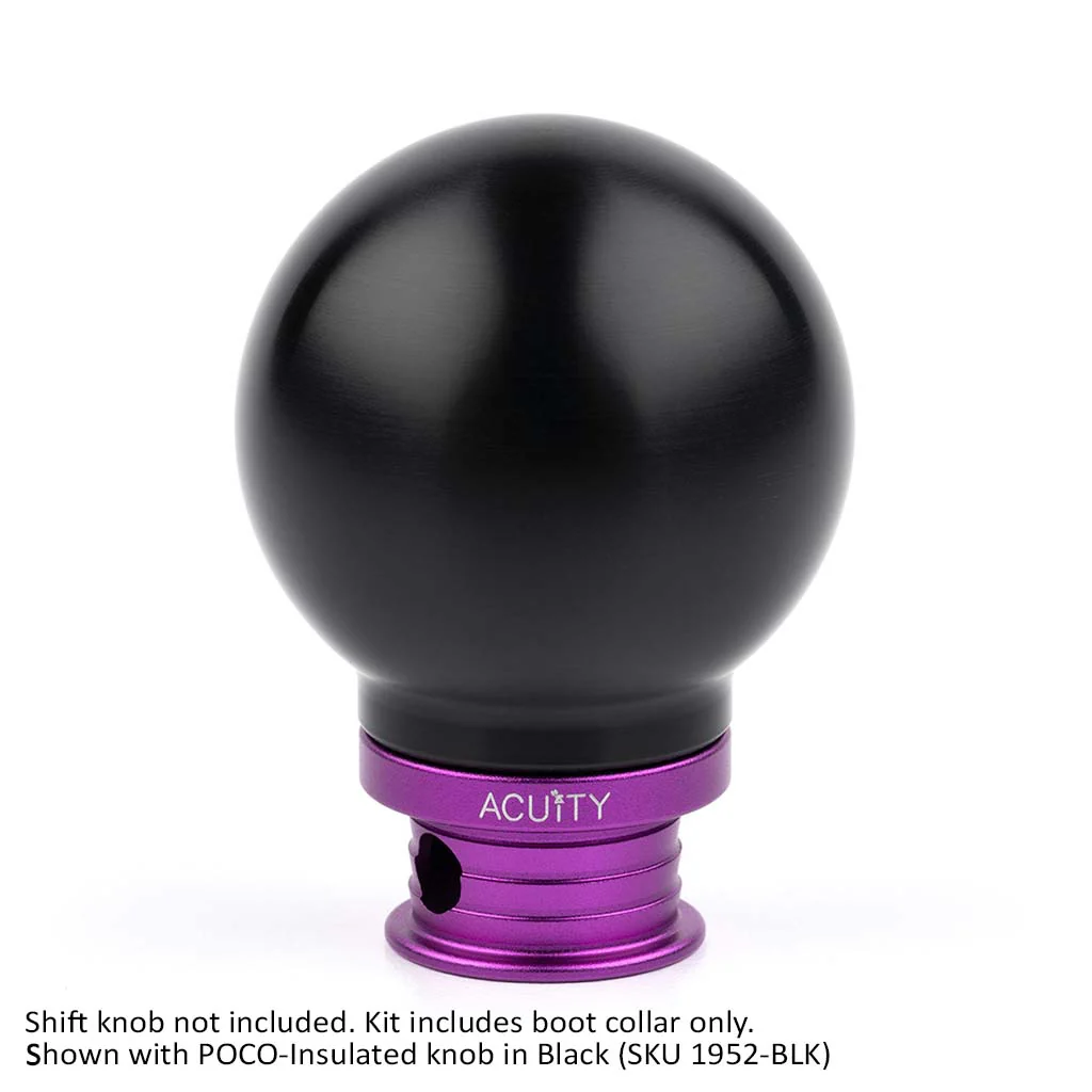 Satin Purple Aluminum Shift Boot Collar for POCO Shift Knobs - Image 9