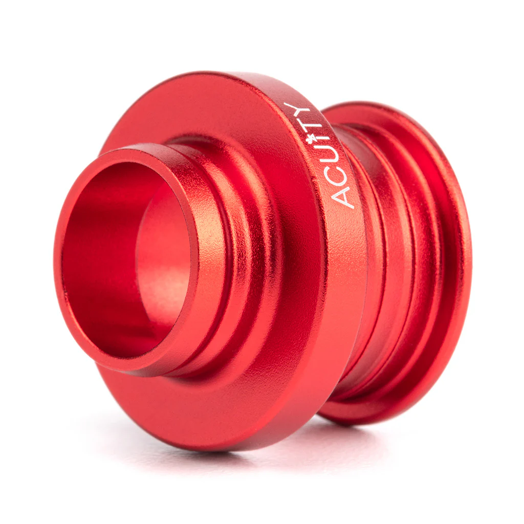 Satin Red Aluminum Shift Boot Collar for POCO Shift Knobs - Image 3