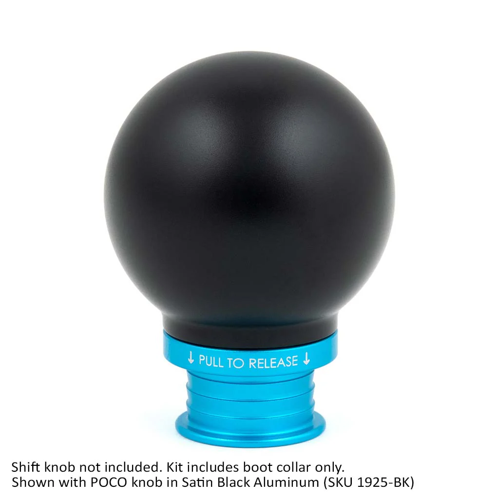 Satin Teal Aluminum Shift Boot Collar for POCO Shift Knobs - Image 13