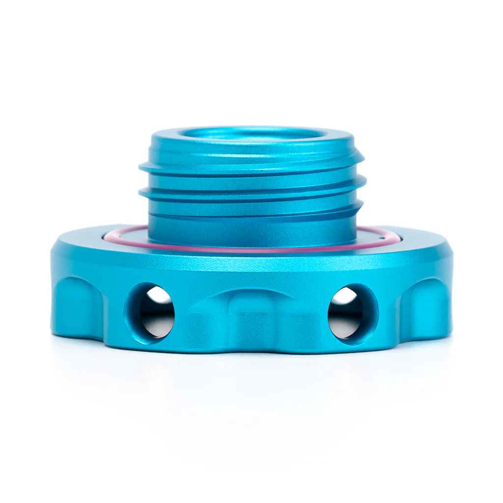 Podium Oil Cap in Satin Teal for Hondas/Acuras - Image 3