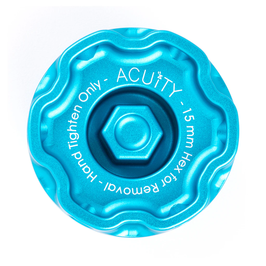 Podium Oil Cap in Satin Teal for Hondas/Acuras - Image 4
