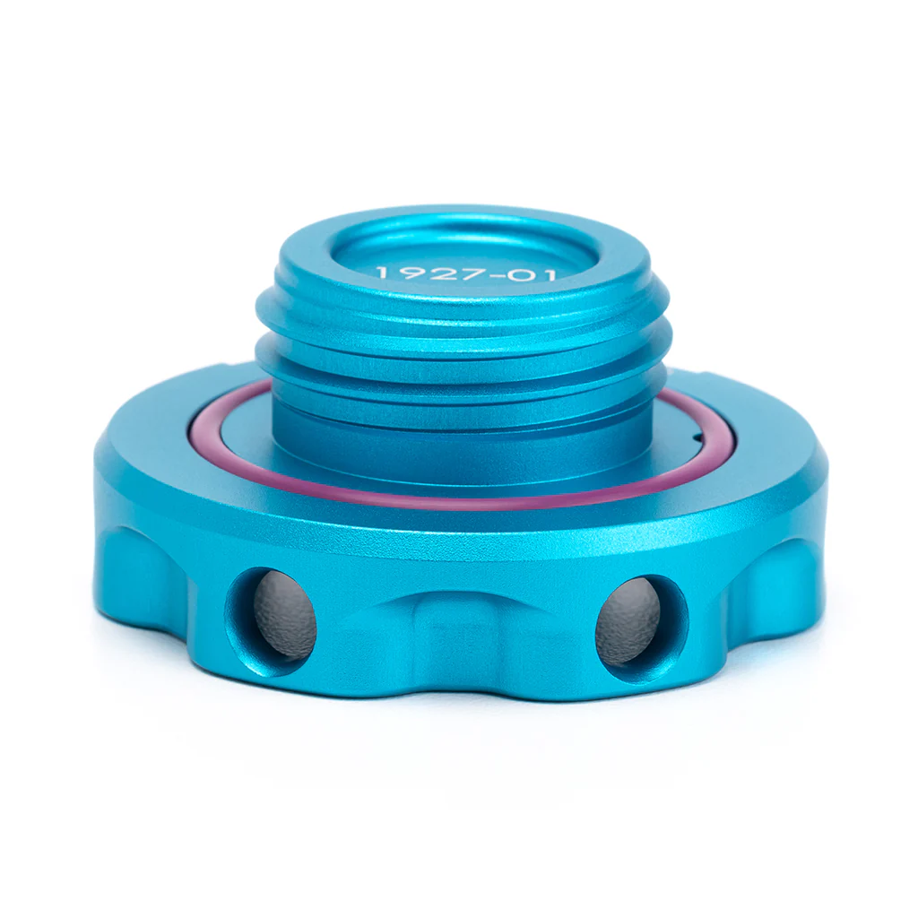 Podium Oil Cap in Satin Teal for Hondas/Acuras - Image 6